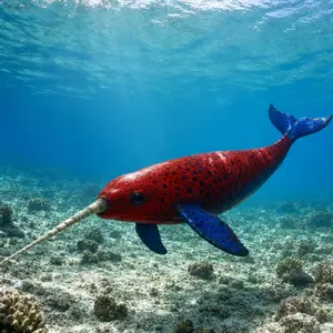 Narwhal + Strawberry frog